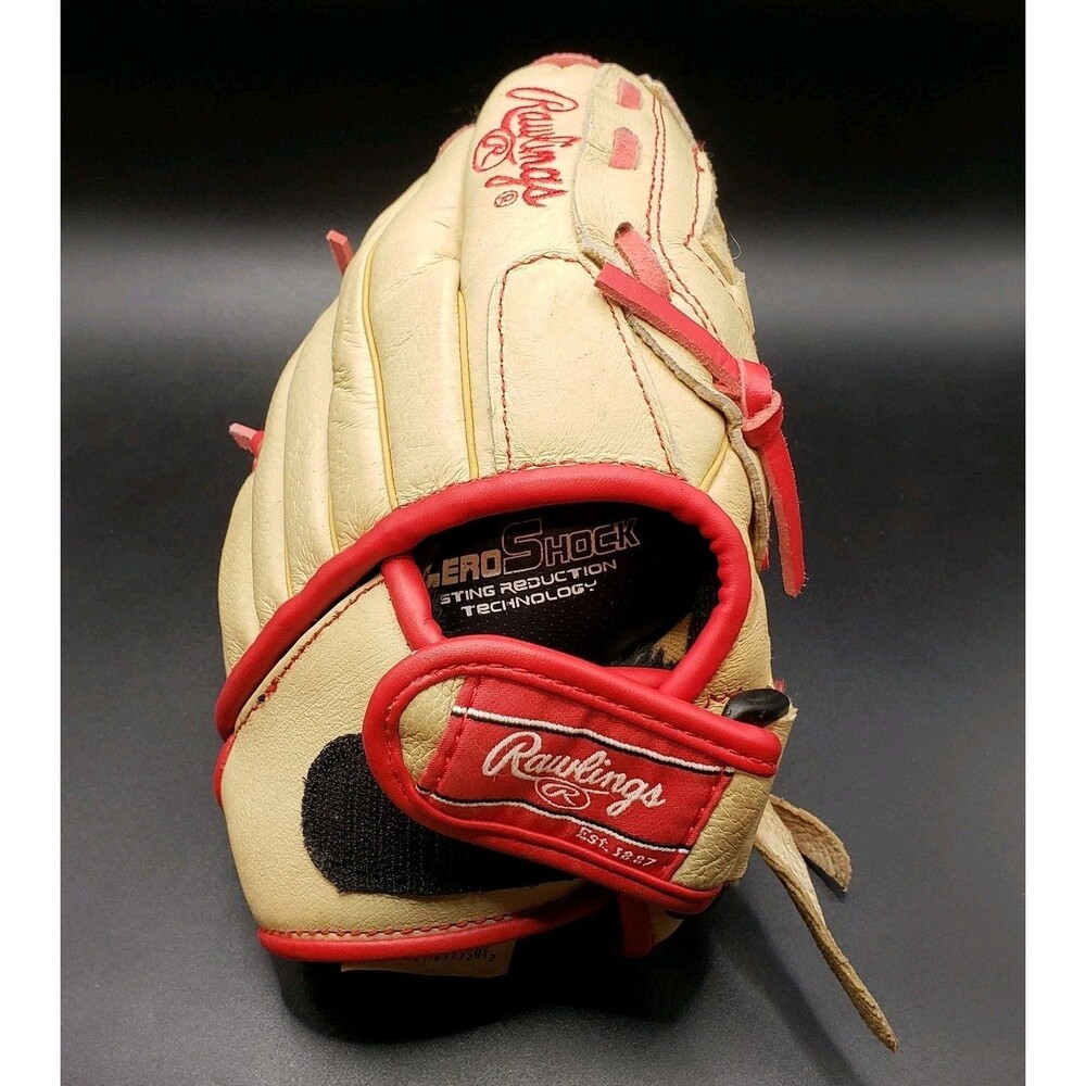 Rawlings Sure Catch 10” Bryce Harper Baseball Glove MPL100BHC Youth Red Beige
